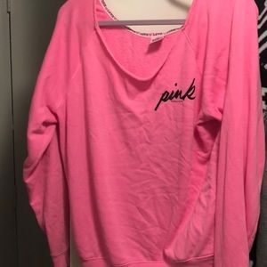 VS off the shoulder hoodie